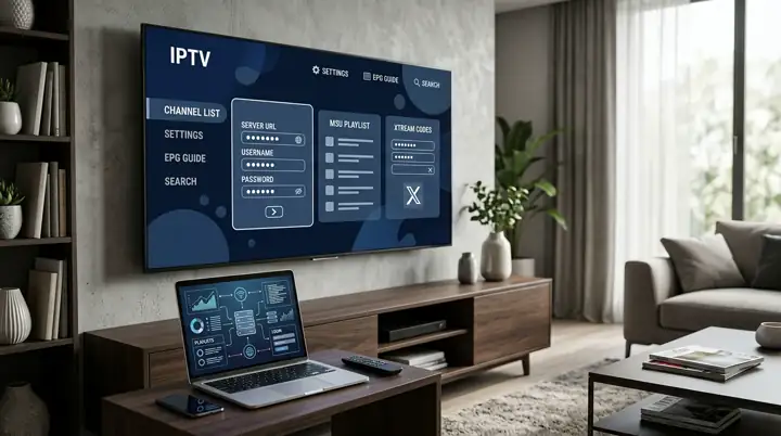 Guide M3U et Xtream Codes pour IPTV Smarters Pro